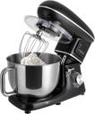 Bacocoo 1350W Kitchen Electric Mixer with LCD Display,6.5Qt Dough Machine,6+1 Speeds Food Mixer,Pulse Function,Overheating Protection,Whisk Beater Dough Hook Included, for Bread Pizza Cream. (Black)
