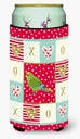 Caroline's Treasures CK5524TBC New Zealand Parakeet Love Tall Boy Hugger, Red Can Cooler Sleeve Hugger Machine Washable Drink Sleeve Hugger Collapsible Insulator Beverage Insulated Holder