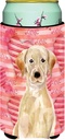 Caroline's Treasures BB9471TBC Yellow Labrador Love Tall Boy Hugger Can Cooler Sleeve Hugger Machine Washable Drink Sleeve Hugger Collapsible Insulator Beverage Insulated Holder