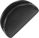 Ceramic Napkin Holder Decorative Tissue Dispenser Smooth Rounded Edges Tabletop Stand for Shop Restaurant Home Use Black