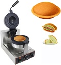 Ice Cream Burger Maker, UFO Burger Maker, Commercial Electric Burger Waffle Irons, Stainless Steel Burger Waffle Maker, Adjustable Temperature & Time,Singlehead