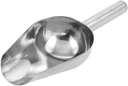 TEHAUX Multifunctional Stainless Steel Pet Food Scoop Shovel for Dog Food Candies Nuts Flour More Random Handle to Capacity