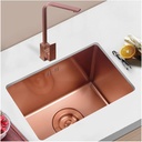 Home Décor Rose Single Bowl Rv Bar Sink Rv Kitchen Sink with Tap and Drain Assembly Drop in or Undermount (