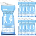 ONEDONE Disposable Urine Bags 6/8/12/24 30.4 OZ Pee Bags for Travel for Men Women Kids Emergency Urine Bags Portable Unisex Urinal Bags Vomit Bags for Traffic Jams Camping Hiking