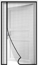 Side Opening Magnetic Screen Door, Fit Door Size 36 x 80 Inch, Reversible Left and Right Screen Door Mesh with Strong Magnet, Actual Mesh Size 38" x 81"