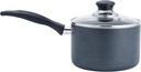 T-fal Specialty Nonstick Handy Pot with Glass Lid 3 Quart Oven Safe 350F Cookware, Pots and Pans, Dishwasher Safe Black