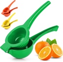 Zulay Premium Quality Metal Orange Squeezer, Citrus Juicer, Manual Press for Extracting the Most Juice Possible - Orange Juicer (Green)