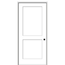 National Door Company ZZ364469L Solid Core, Molded, Craftsman 2-Panel Flat, Left Hand, Prehung Interior Door, 30"x80", on 4-9/16" Jamb, Left Handed, MDF, 80" Height