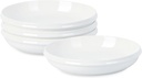 Stone Lain Verso 4-Piece Salad Plate Set Porcelain, White