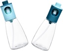 Cabilock 2pcs Glass Oil Sprayer Press-type Oil Dispenser Kitchen Container for Low-calorie Cooking for Soy Sauce Vinegar and Seasoning Control