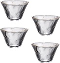 4pcs Japanese Tea Cup Set Japanese Style Sake Cup Glass Heat-resistant Home Bar Restaurant