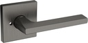 Baldwin 5162.PRIV 5162 Privacy Door Lever Set with R017 Rose from The Estate Collection - Lifetime Graphite Nickel