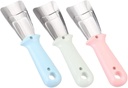 3pcs Stainless Steel Deicing Shovels Multifunctional Ice Shovels for Refrigerator Ice Scoop for Vegetable Handling Home Cleaning Tools