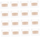 Cupcake Packaging Boxes 16pcs Muffin Cupcake Box Set Egg Tart Container White Safe Material