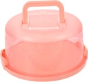 Portable Cake Carrier with Lid Reusable Cake Holder for Birthday Parties and Oil Cake Box Convenient Handle for Easy Transport and Storage