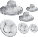 12 Pieces Stainless Steel Sink Strainer Drain Strainer with 4.5/2.75/2.25 Inch for Sink Drainage Kitchen Bathroom Bathtub Drain Screen