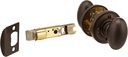 Baldwin PV.TRA.TRR Traditional Privacy Door Knob with Round Rose - Venetian Bronze