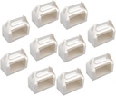 Unomor 10pcs Portable Dessert Boxes Handheld Cake and Toast Packaging Window Convenient Storage for Bakery Goods for Parties and Events