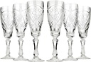 6 Oz. Lead Crystal Goblet Glass ''Crystal'' Set of 6