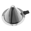 VOSAREA 1pc Stainless Drip Filter Reusable Hand Drip for Home and Office Tea Coffee