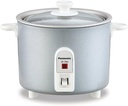Panasonic Rice Cooker, Steamer & Multi-Cooker, 3-Cups (Cooked), 1.5-Cups (Uncooked), SR-3NAL – Silver