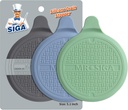 MR.SIGA Silicone Bathtub Stopper, Drain Stopper for Shower, Sink, 5.1" Diameter, 3 Pack