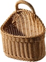 Outdoor Basket Kitchen Basket Decorative Wicker Plastic Woven Elegant Fruit Snack Storage Home Decor