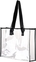 Large Clear Fashion Beach Tote Shoulder Handbag Grocery Bag Travel Shopping Sports School And Work