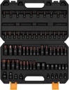66-Piece Torx Bit & Hex Bit Socket Set: Premium CR-V & S2 Alloy Steel, Star Tamper Proof T8-T70 & E-Torx E4-E24, High Torque Laser Marked for Automotive Mechanic