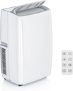 Portable Air Conditioners 14,000 BTU, Portable AC Units for Rooms With Multi-Function Fan, Dehumidifier Mode, Remote Control AC Unit for Bedroom Apartments Up to 750 Sq.Ft, White