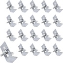 20pcs Sink Mounting Clips Fasteners Undermount Support Brackets for Kitchen Bathroom Sink (1.88-Inch L-Type)