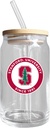 R and R Imports Stanford University NCAA 12 oz Can Glass Single
