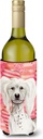 Caroline's Treasures CK1394LITERK Chinese Crested Love Wine Bottle Hugger Bottle Cooler Sleeve Hugger Machine Washable Collapsible Insulator Beverage Insulated Holder