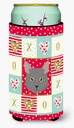 Caroline's Treasures CK5136TBC Nebelung Cat Love Tall Boy Hugger, Red Can Cooler Sleeve Hugger Machine Washable Drink Sleeve Hugger Collapsible Insulator Beverage Insulated Holder