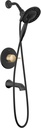 Delta Faucet Albion 14 Series Single-Handle Tub and Shower Faucet Set, Black/Gold Shower Trim with In2ition 2-in-1 Dual Shower Head, Matte Black/Champagne Bronze T144855-GZ-I (Valve Not Included)