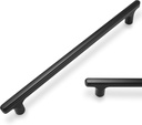 6 Pack 12-3/5 Inch(320mm) Matte Black Cabinet Handles and Pulls - Drawer Handles for Kitchen and Dresser