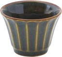 Hanaden Koyo 56170056 Koyo Pottery Kasumi Mountain Indigo Guinomi Japanese Tableware, Mino Ware, Dishwasher Safe, Made in Japan