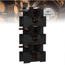 Metal Wine Rack 1-12 Bottle, DIY Stacked Wine Stand, Wine Racks Free Standing, Bar Centrepiece Ornaments, Spirit and Champagne Bottle Holder for Bar, Home, Wine Cellar, Kitchen