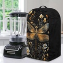 Dragonfly Floral Print Kitchen Blender Dust Cover with Adjustable Drawstring Universal Fit for Coffee Maker Juicer Machine Small kitchen Counter Appliance Decorative Accessories