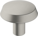 Amerock | Cabinet Knob | Satin Nickel | 1-1/4 inch (32mm) Diameter | Premise | 1Pack | Drawer Knob | Cabinet Hardware