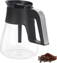10 Cup Glass Carafe Brew-Through Lid Coffee Carafe Replacement Coffee Pot Compatible with Ninja Dual Brew Coffee Maker CF090 CF092 CF097 CM400 CP300 CP301 CP307 Coffee Bar System