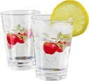 Harvest Apple Collection by Sandy Clough Acrylic Plastic 8 oz Juice Drinkware, For Cold Drinks, Set of 6