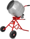 XtremepowerUS 4.6 cu. ft. Cement Mixer Portable Mixing Cement Mixer Drive Gearbox 560W Portable Electric Concrete Mortar Barrow Machine