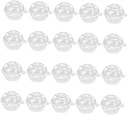 50Pcs Visible Cupcake Carrier Boxes with Lids Transparent Dessert Holders for Party Treats Individual Cupcake Containers for Bakery Packaging for Weddings and Events
