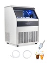 VEVOR 300lbs/24H Commercial Ice Maker, 126 Ice Cubes in 15 Minutes, Freestanding Ice Maker Machine with 88lbs Large Storage Capacity for Bar Office Restaurant, with LED Digital Display & Self-Cleaning