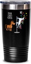 Unicorn Goblet Tumbler Funny Gift For Musician Women Her Other Players Me Cute Birthday Present Magical Joke Quote Gag Insulated Cup With Lid Black 20 Oz