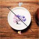 Magic Sakura Cherry Blossom Sake Cup - 2023 New Ceramic Sake Cold/Hot Temperature Color Changing Cup Glasses, Japanese Tea Wine Soju Sake Cup Glasses Set, Magical Blooming Sake Cups (Sakura- Cold＆Hot)