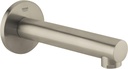 GROHE 13274EN1 Concetto Bathtub Faucet Tub Spout, Brass, Brushed Nickel Infinity Finish