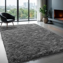 Zentavio Area Rugs for Living Room Grey Rugs for Bedroom Large 5x8 Carpet Fluffy Furry Soft Shag Aesthetic Plush High Pile Gray Throw Rug for Nursery Kids Room Dorm