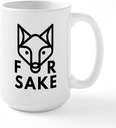 CafePress For Fox Sake Large Mug 15 oz (444 ml) Ceramic Coffee Mug